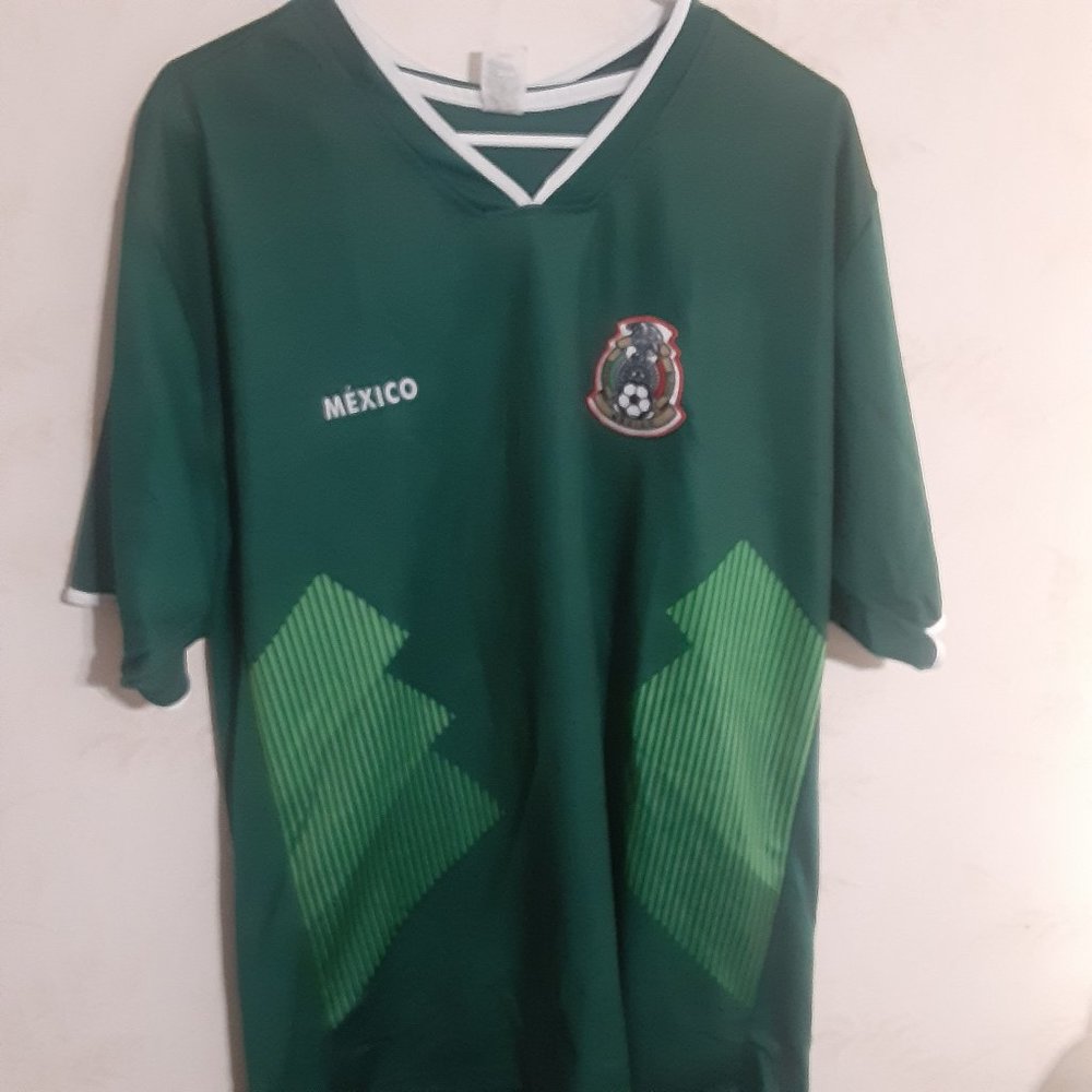 Remini Men's Mexico National Soccer Jersey in Size L